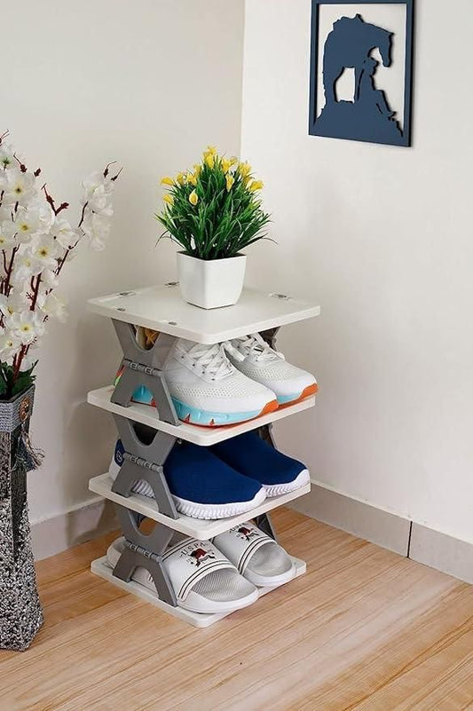 Foldable Space Saving Shoes Rack – 3 Layer (Pack of 1)
