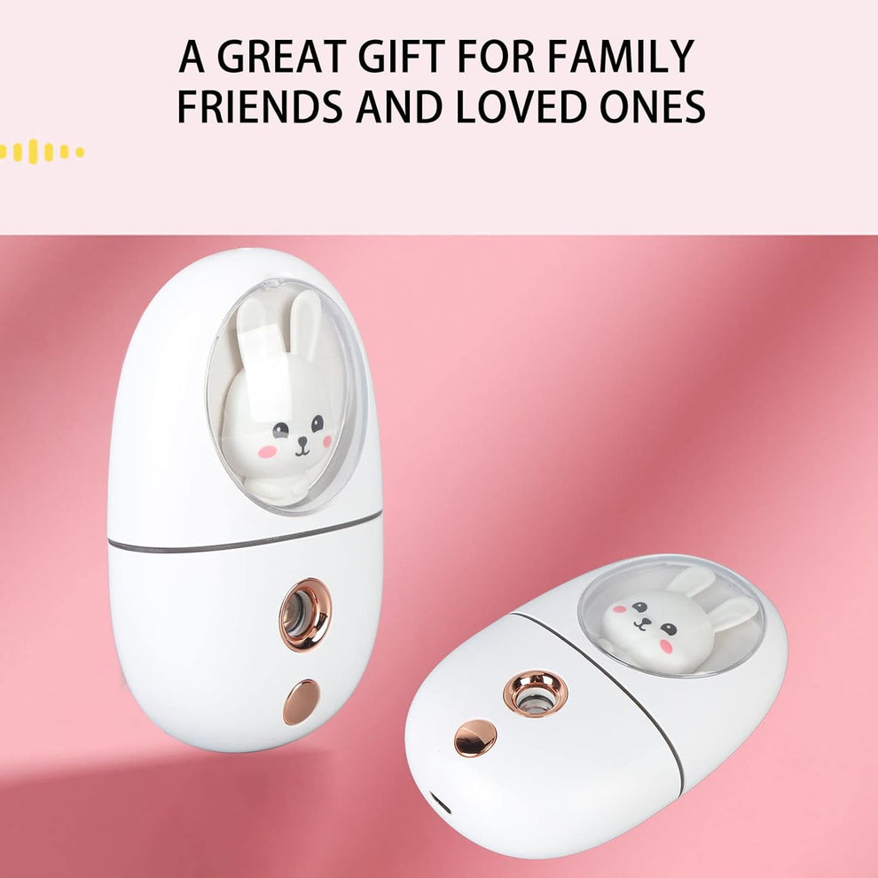 USB Rechargeable Bunny Design Mini Humidifier & Mist Sprayer